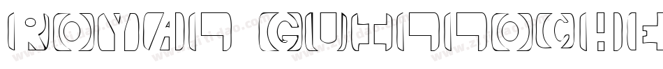 Royal Guilloche字体转换